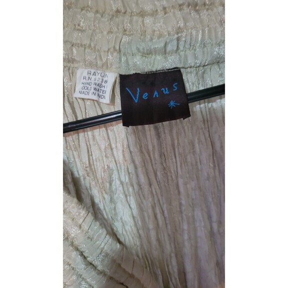 Vintage Venus Off- White Maxi Skirt Elastic Waist Size L. - Picture 2 of 3